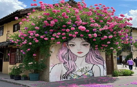 江城怎么设计网红打卡墙绘