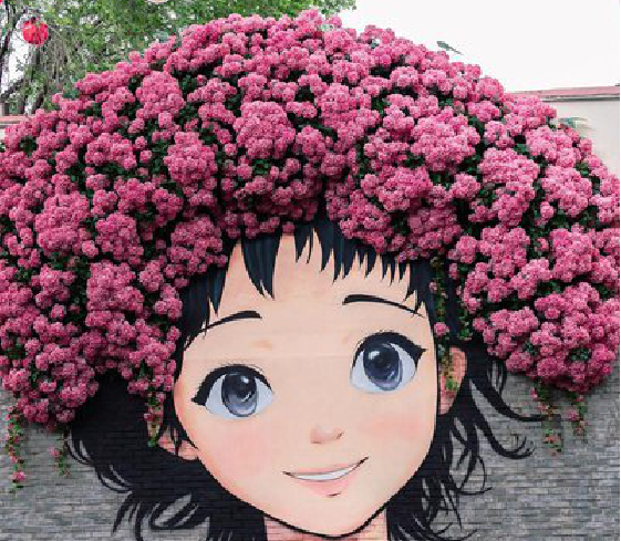 江城墙体彩绘-网红墙打卡