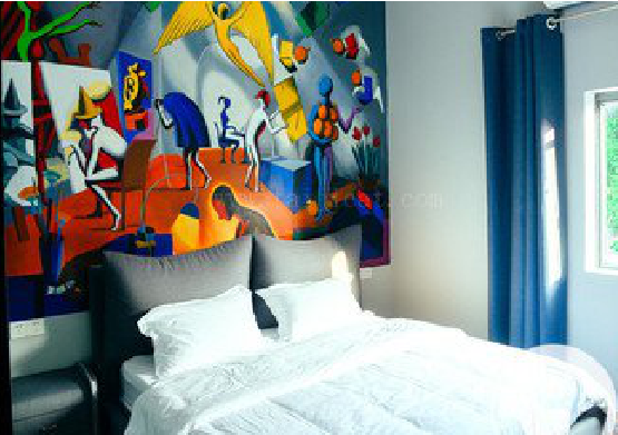 江城对于酒店的墙体彩绘而言更注重哪些方面？