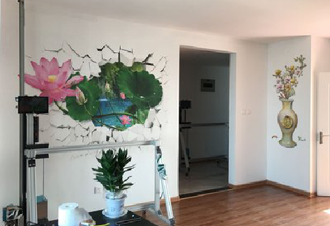 江城墙体彩绘相比墙纸的优势。